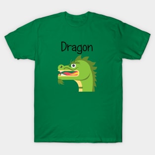 Fiery Green Dragon T-Shirt